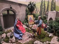 Lukas malt Maria